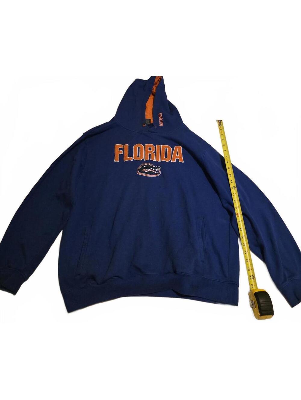 Vtg Colosseum Florida Gators Blue Hoodie Sweatshirt 2XL